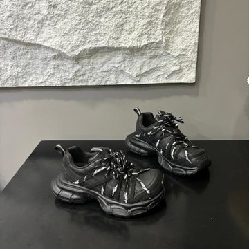 歐版真皮巴黎老爹鞋女2025秋新款時尚增高百搭休閑運動鞋潮流跑鞋