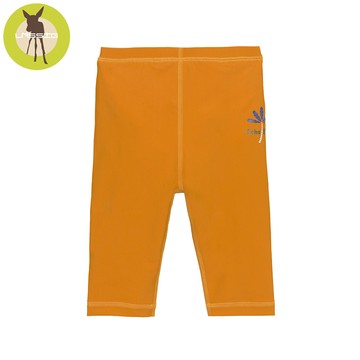 德國 Lassig - 嬰幼兒抗UV七分游泳尿布褲-甜柿橘