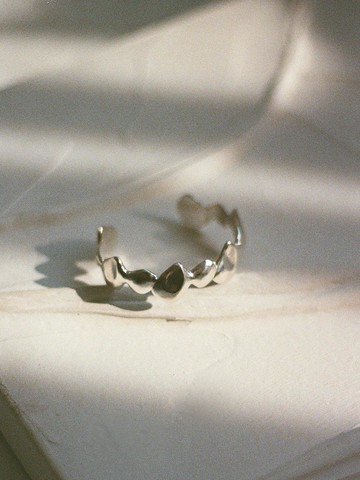 Silver Gold-Plated Cave-Inspired Bracelet