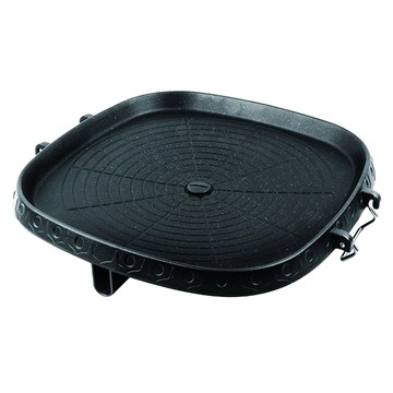 點秋香 韓式排油低脂燒烤盤 鑄造一體成形 耐用不變形 導熱更均勻 不沾黏塗層  1個  36cm