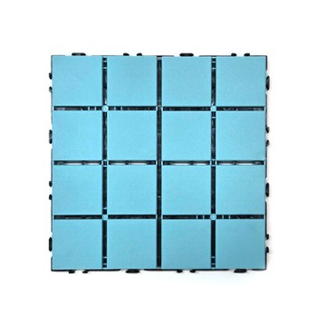 【怪獸】B+ 日式磚格防水拼接地板 單入 (30x30cm) -亞麻