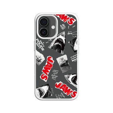 iPhone 16 SolidX 白 - Jaws - 大白鯊 - 紅色大白鯊