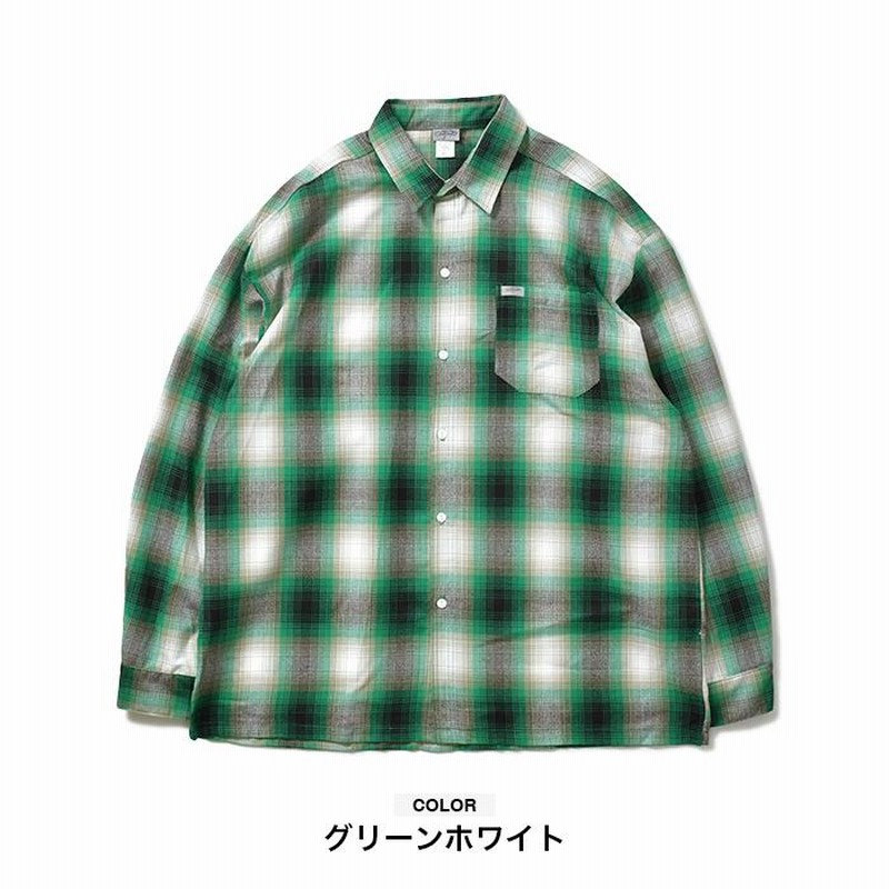 CALTOP キャルトップ シャツ 長袖 チェックシャツ ネルシャツ メンズ