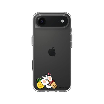iPhone Air Clear Case（相機按鈕） 透明 - Usagyuuun 小突兔 - 珍奶最高