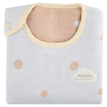 MARURU 幼童款 日本五層紗防踢背心  M  嬰兒藍