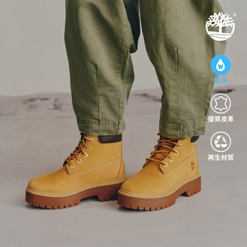 Timberland 女款小麥色Stone Street 6吋厚底防水靴|A5RJD231-