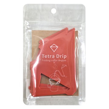 MUNIEQ Tetra Drip 01P 紅色簡約攜帶型  1個  濾泡咖啡架