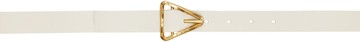 Bottega Veneta 白色 Triangle 腰带