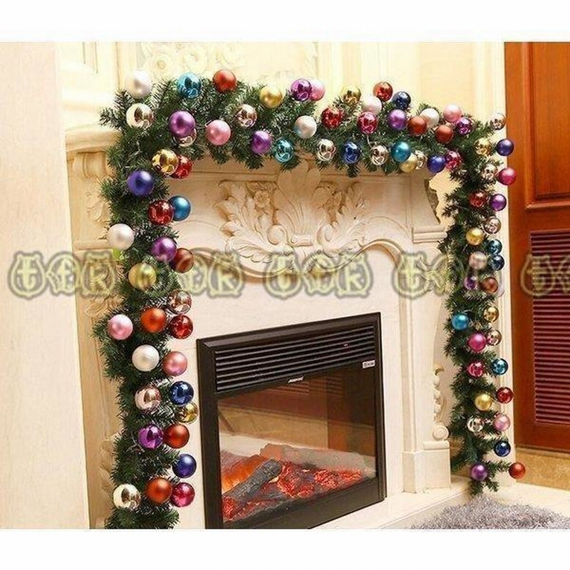 商品 新作クリスマスリース/ドア飾り/クリスマス飾り/玄関飾り/長270cm/christmasおしゃれ全品2枚で 壁掛け 店舗用 法人用 装飾 通販  LINEポイント最大0.5%GET LINEショッピング