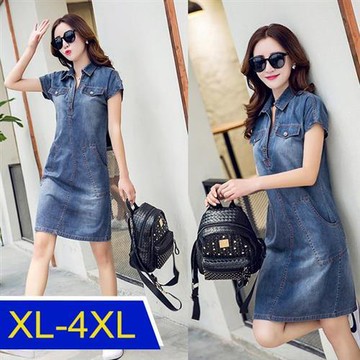 【韓國K.W.】牛仔曠野旅行丹寧百搭裙(新品/小香風/丹寧/背心裙/洋裝)