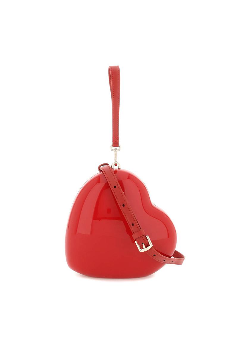 Simone rocha heart bag with leather strap