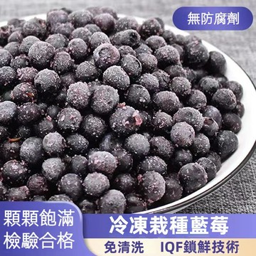 台灣現貨 中國冷凍栽種藍莓1公斤 檢驗合格 冷凍莓果 冷凍水果 冷凍蔬果 冷凍超取
