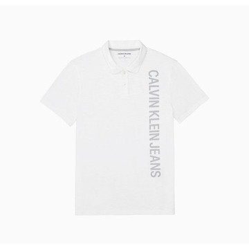 Calvin Klein POLO衫 男裝 短袖 上衣 純棉 C54065 白色CK(現貨)▶指定Outlet商品5折起☆現貨【送禮首選★APP下單點數4倍送】