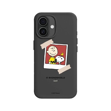 iPhone 16 SolidX 黑 - 史努比 Snoopy - 拍立得-Good Partner