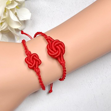 同心結 / 萬陀羅結手繩 客製化手繩  紅手繩 女生手環 TB130