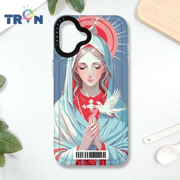 TRON IPHONE 16 PLUS 聖母水彩 防摔 MAGSAFE 磁吸 太空載具殼 透白 手機殼