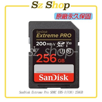 SanDisk Extreme Pro SDXC UHS-I(V30) 256GB 原廠公司貨 永久保固