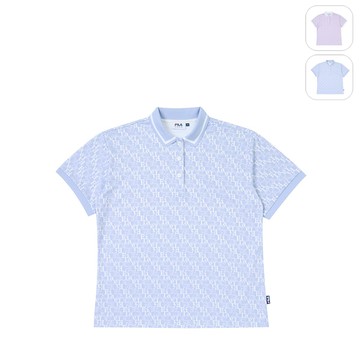 【FILA】女性 Golf 高爾夫 短袖POLO衫-丈青 5POZ-2816-NV