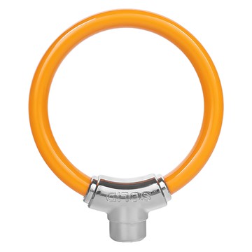 SUNORO 便攜山地公路單車防盜鎖 6MG1415SHOR  橙色  1個