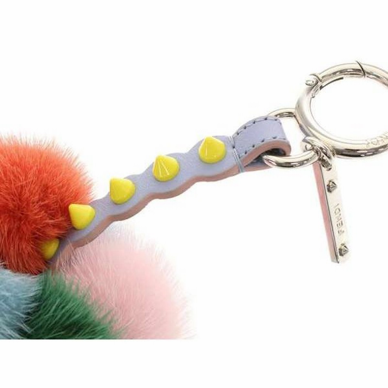 FENDI フェンディ アイス ファーチャーム マルチカラー ミンクファー