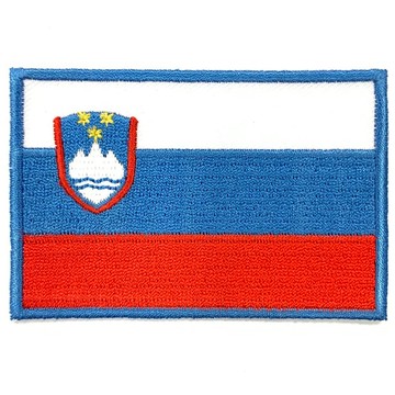 斯洛維尼亞 國旗電繡 布藝徽章 DIY 創意 Patch刺繡士氣章 貼章 補丁貼 燙布貼 徽章