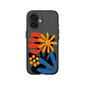 iPhone 16 Clear (相機按鈕) 酷墨灰 - PosterLad - 植物