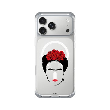iPhone 17 Pro Max ClearX (MagSafe 兼容) 霜透灰 - Frida Kahlo - 卡蘿的輪廓