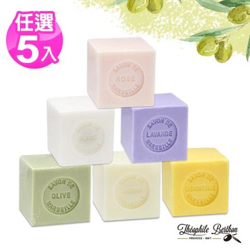 法國戴奧飛波登方塊馬賽皂100g x5顆(多款任選)