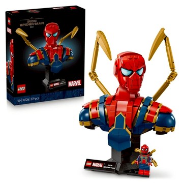 LEGO 76326 漫威系列 鋼鐵蜘蛛人半身像 Iron Spider-Man Bust  1套  混和顏色