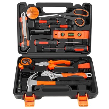 葉子小舖 大 家用維修多功能五金工具箱  22件組  1組