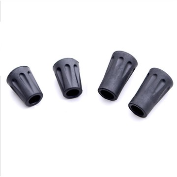 PUSH!戶外用品登山杖手杖厚底腳套杖尖套(4入)P137-1