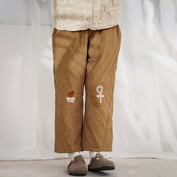 薄棉衍縫休閒褲461226