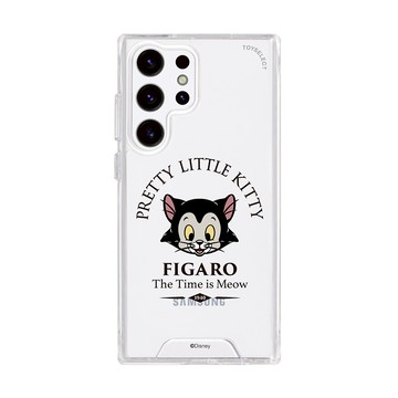 【正版授權】Disney Cats And Dogs-費加洛大頭款防摔透明SAMSUNG手機殼