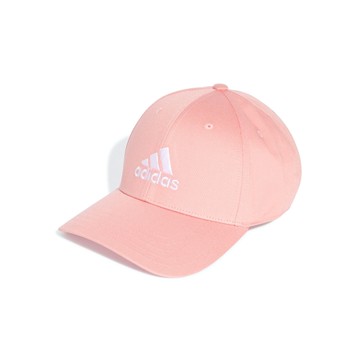 ADIDAS 帽子 BBALL CAP COT 粉紅 基本款 棒球帽 老帽 IY7746