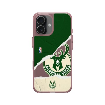 iPhone 17 Clear (相機按鈕) 晶醺玫 - NBA - 熱血系列-密爾瓦基公鹿 Milwaukee Bucks - Sweat and Tears