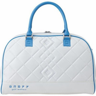 オノフ ボストンバッグ(ホワイト×サックス) ONOFF Boston Bag OV7921-24 返品種別A