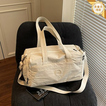 【大容量便攜】單肩旅行包 健身包 收納袋 獨立鞋倉 可掛拉桿 防水面料 輕便出行 運動旅遊必備