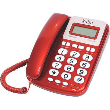 【KTP-DS006】 《免電池》KOLIN 歌林 來電顯示有線電話機 KTP-DS005 來電超大鈴聲