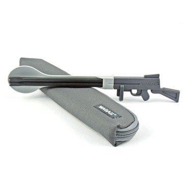 WAGAii｜來福筷都會復古款/環保筷/餐具-酷勁黑  5in1