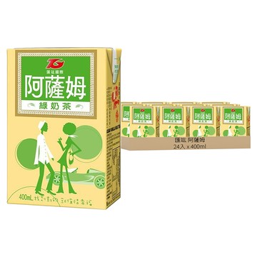 匯竑 阿薩姆 綠奶茶  400ml  24入