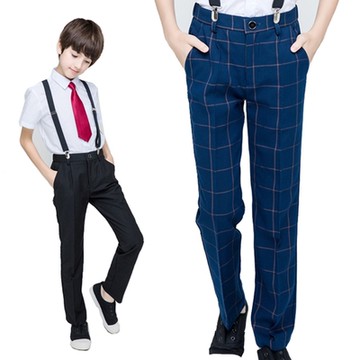 男童西裝長褲 男童花童表演服裝 大童 橘魔法 褲子 現貨 中童 男童 花童 西裝褲 畢業典禮 演奏【BB7144】