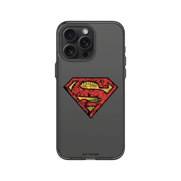 iPhone 15 Pro Max Clear 酷墨灰 - Superman - Superman-經典漫畫LOGO