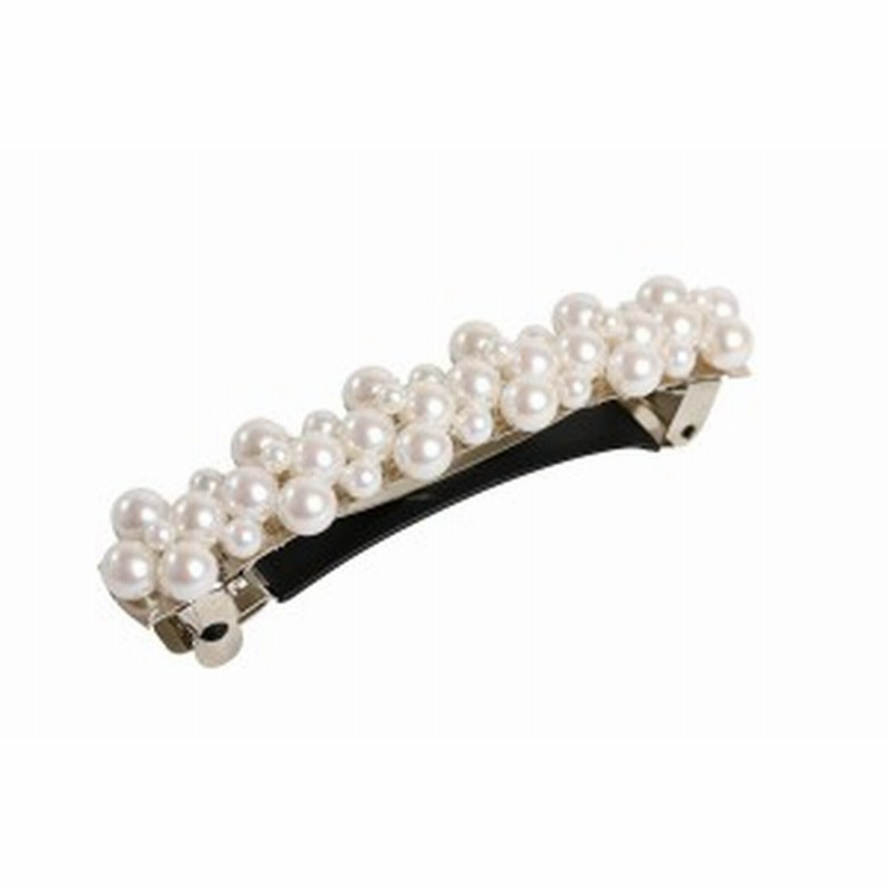 バレッタ ホワイト 日本製 パール パーティ Dタイプ 通販 Lineポイント最大1 0 Get Lineショッピング