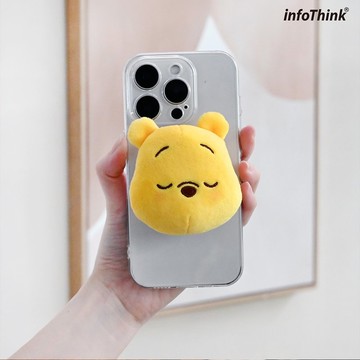 【追劇小神器】小熊維尼系列 磁吸氣囊支架(愛睏)