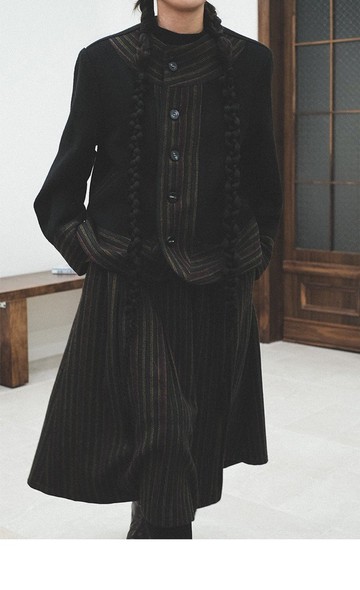 民族風西裝大衣短外套