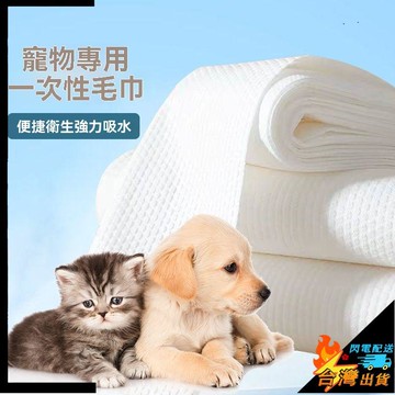 【台灣出貨】寵物毛巾 寵物美容一次性浴巾 貓咪毛巾 狗狗毛巾 寵物浴巾 吸水速乾 擦腳 洗澡加厚吸附