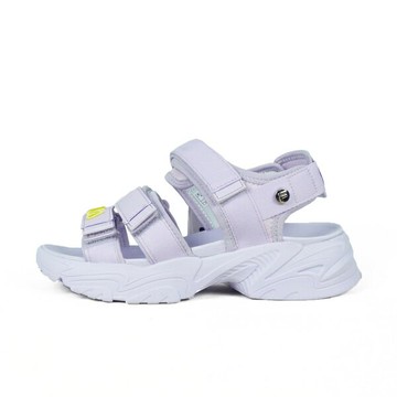 Fila Tapered Sandals [5-S316Y-919] 女 運動涼鞋 戶外 休閒 雨季 魔鬼氈 紫
