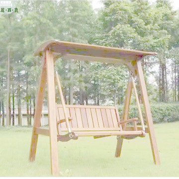 附發票/免運 鞦韆 吊椅 庭院椅 戶外椅 防腐木休閑實木庭院秋千戶外兒童搖椅陽臺成人防腐木雙人室內吊椅工廠現貨直銷 售後保障 全館九折 店長新品推薦 5m1114