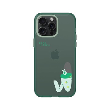 iPhone 15 Pro Max Clear 憂墨綠 - 包大山 Baozi - 快躲進來