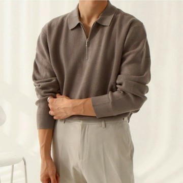 【Metanoia】🇰🇷韓製 半拉鍊針織衣